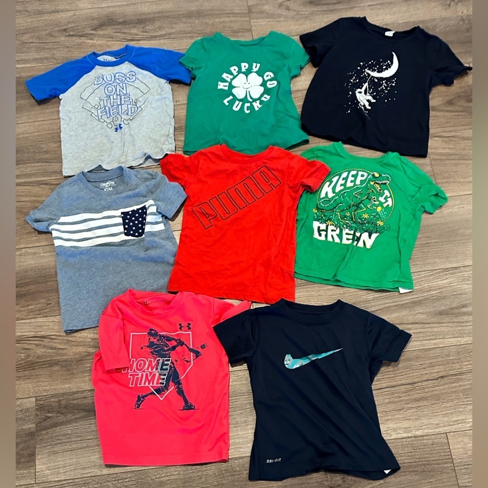 Bundle of Kids 4T T-Shirts Various Brands